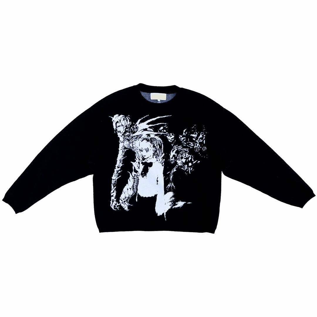 Cozy and Soft Round Neck Loose Sweater Coat