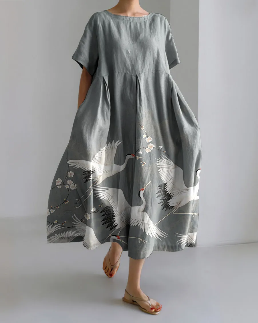 Women's Stand-alone Short-sleeved Dress Mid Season