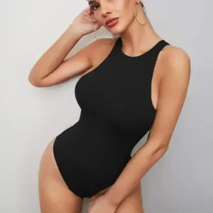 Vented Panels Seamless Bodysuit