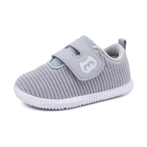 Dual Layer Foam Knit Striped Breathable Non-slip Sneakers First Walkers BMCiTYBM