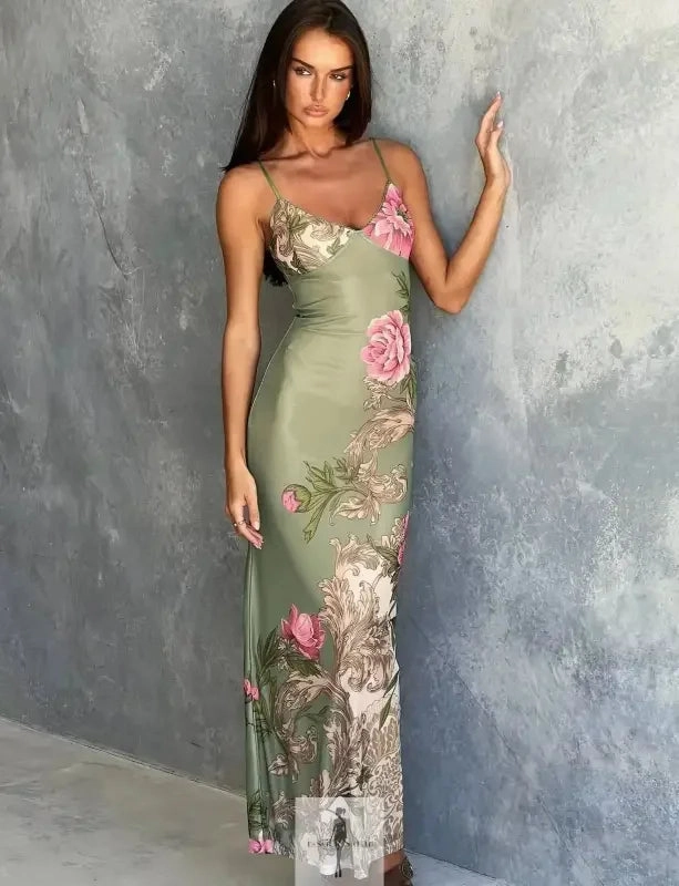 Sleeveless Long Bodycon Dress Tumble Free Design Anti Pilling Fabric