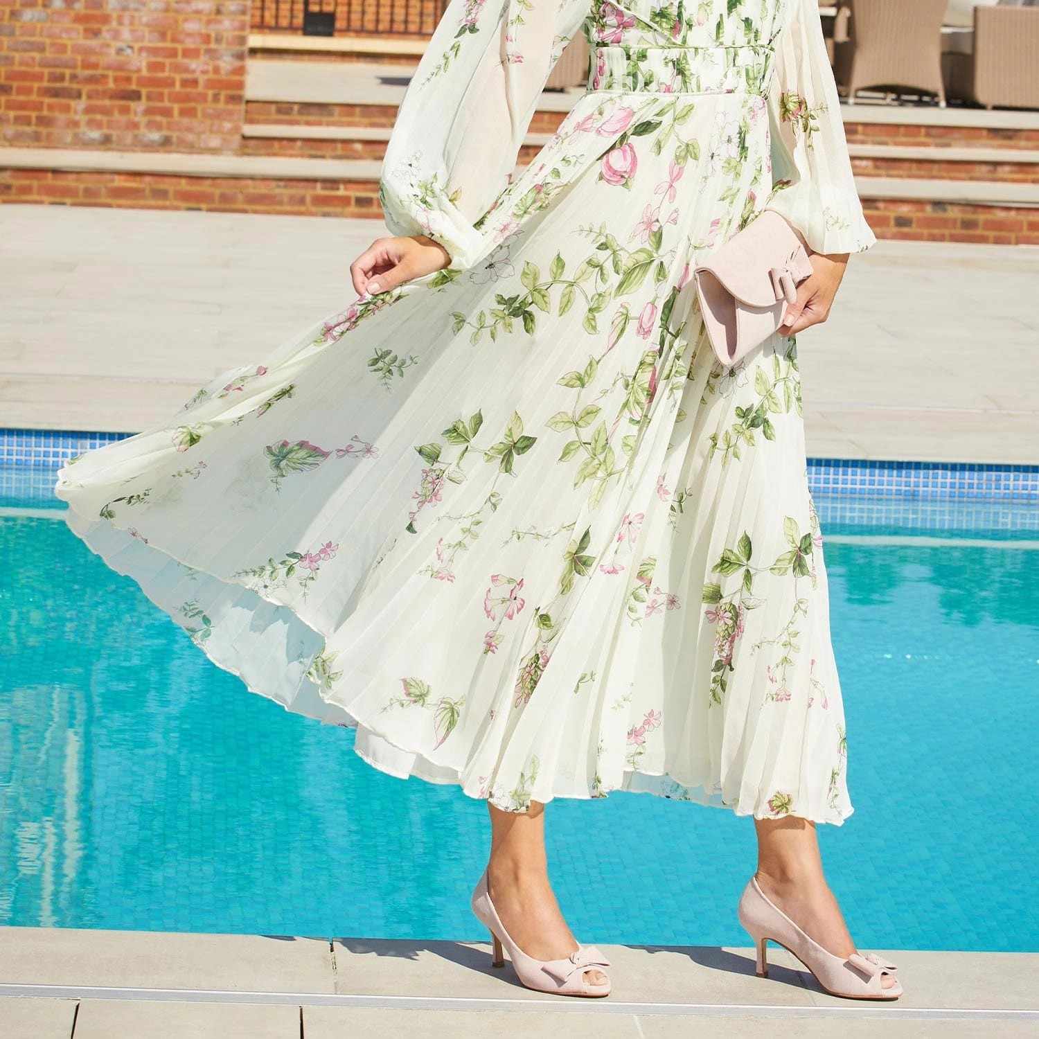 Shelby: Blush Suede Durable flexibility