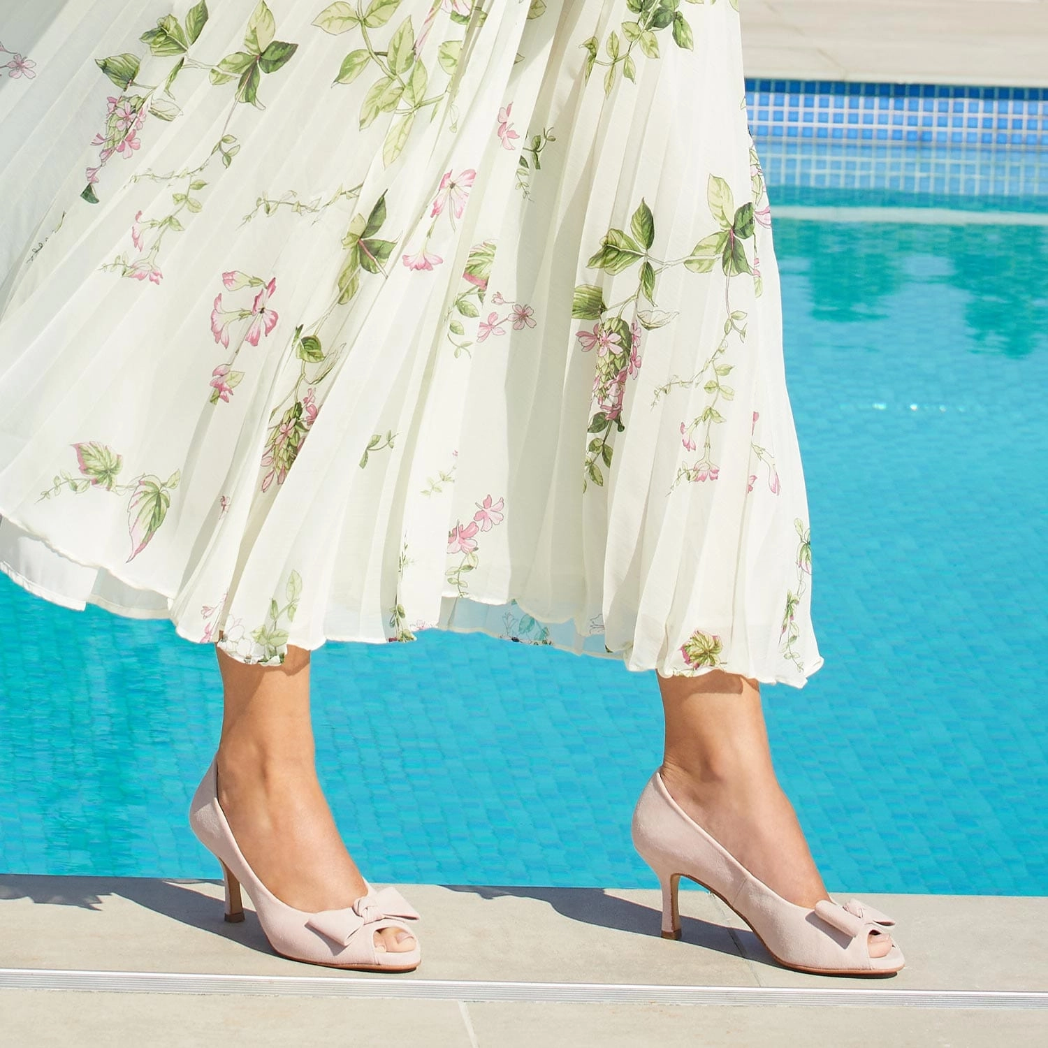 Genuine Elegant shock absorption Shelby: Blush Suede