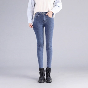 All-matching Straight Ankle-length Double Buckle Stretch Leggings Elegant Travel Outfit Minimalist Style Modern Casual