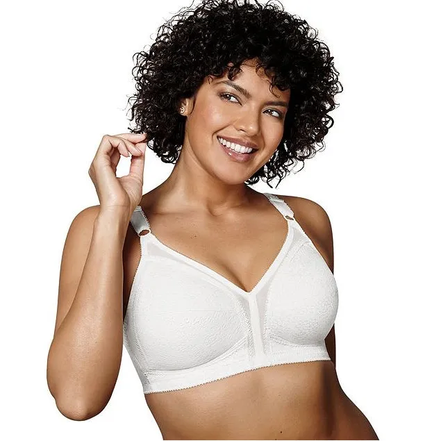 Sensational Support 18-hour Wirefree Bra 27B Glow In The Dark Accent Trim