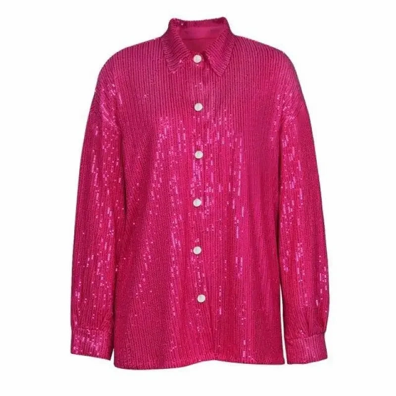 Sequins Matching Blazer with Top and Pants clean design Durable Material