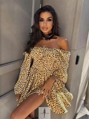 Sexy Loose Women's Dress Variable Tension System Quick Release Buckle