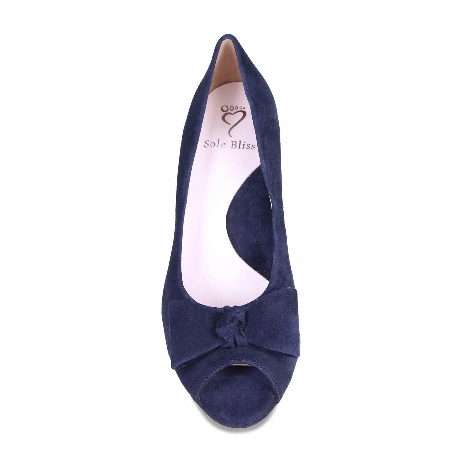 Non - Slip User-Friendly Shelby: Navy Suede