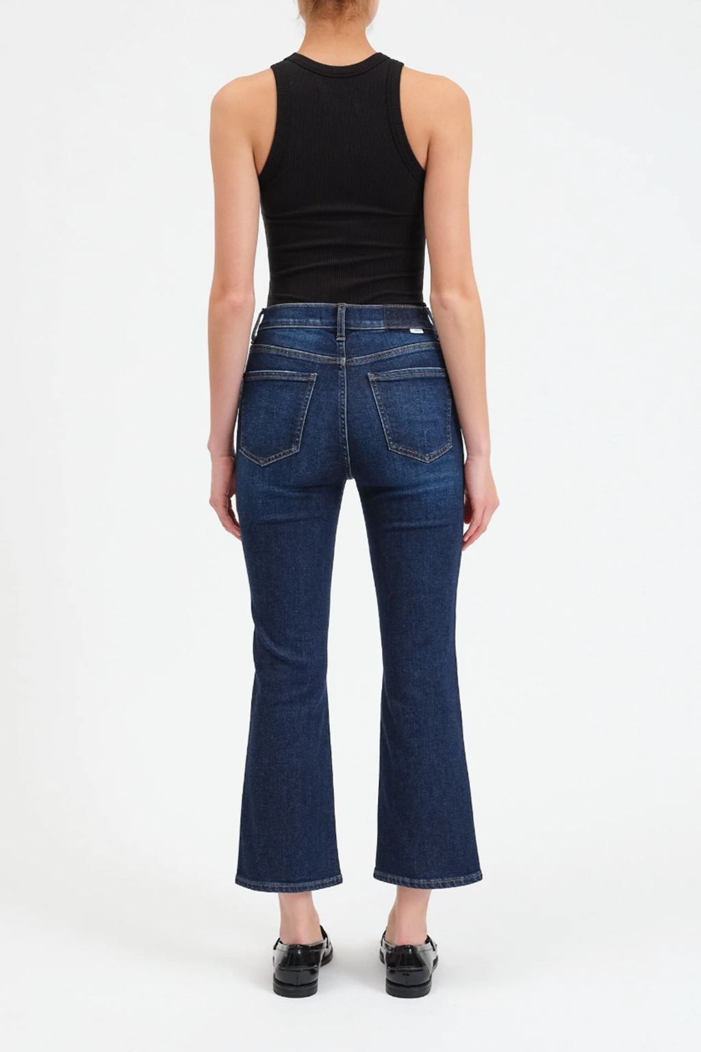Shy Girl HR Crop Flare Reinforced Stitching