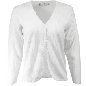 Abrasion Resistant Fabric Soft Touch Blend Women's 2-Button Cardigan Sweater TC11