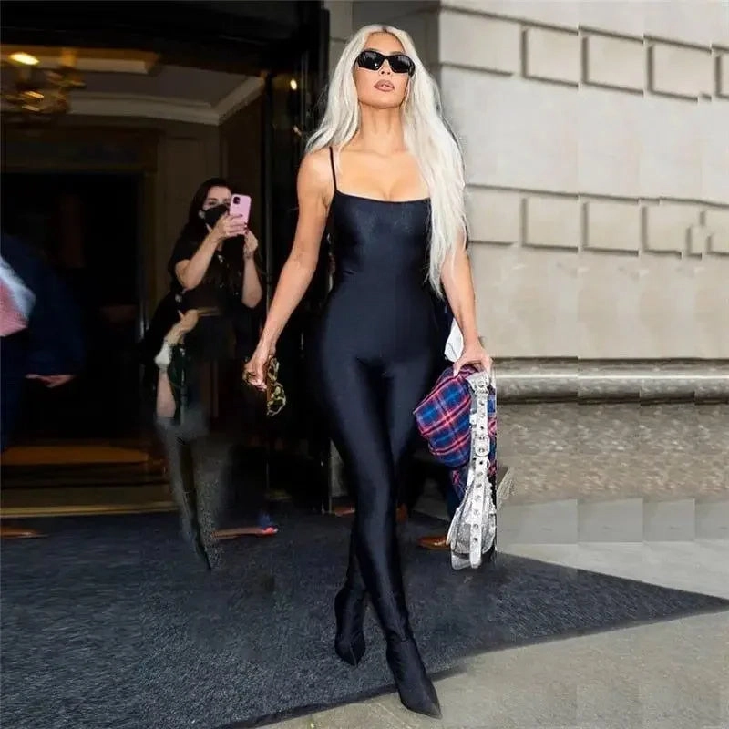 Sports Tights Jumpsuit Night Clean