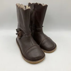 Size 11: Livie & Luca Brown Zip Up Boots Water resistant upper Comfort Soft