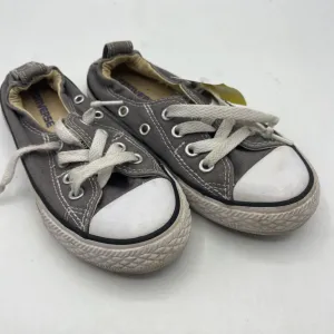 Urban Commute Size 11.5: Converse Grey Lace-Up Sneakers