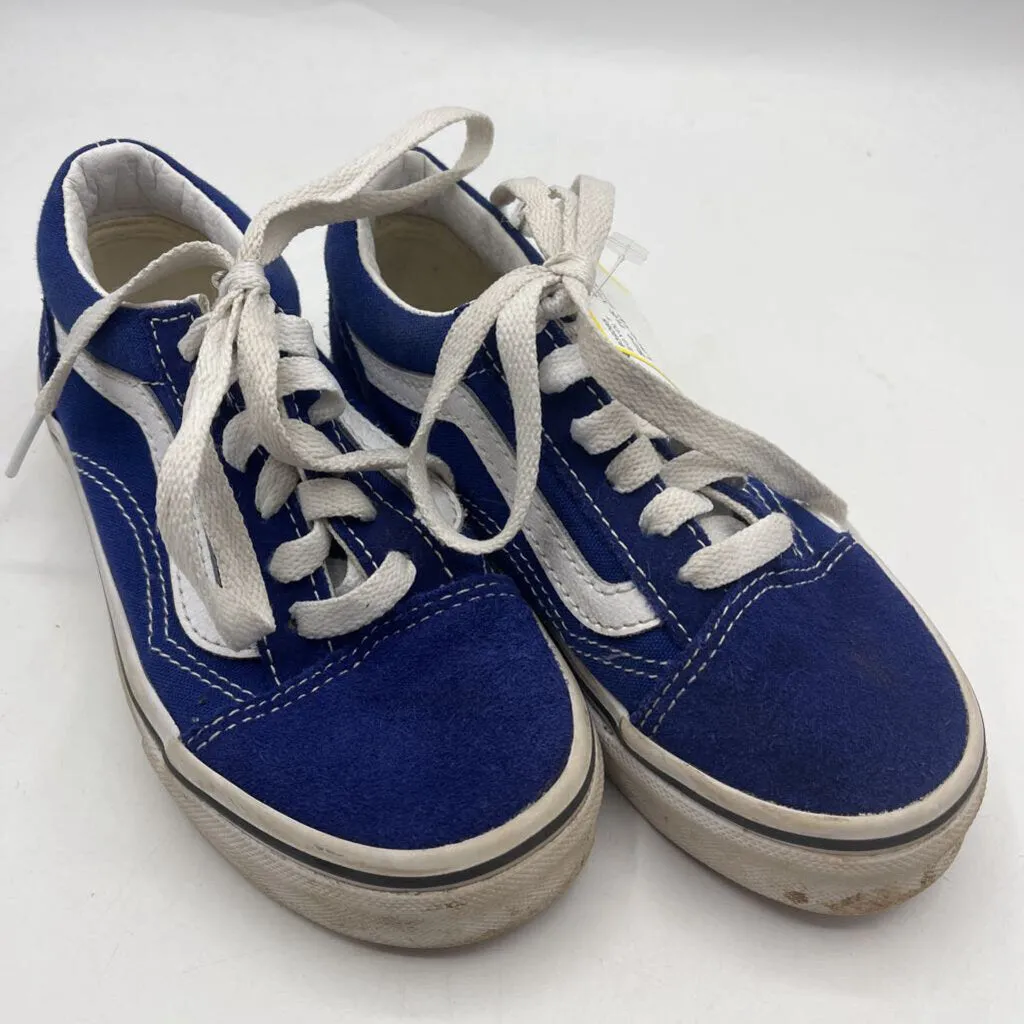 Size 11.5: Vans Blue Lace-Up Sneakers Foam Insole Fashion-forward flexibility
