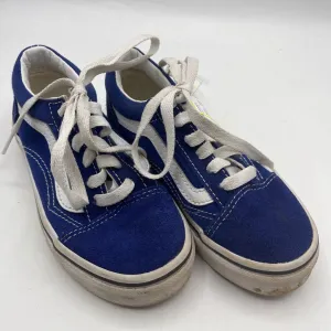 Size 11.5: Vans Blue Lace-Up Sneakers Foam Insole Fashion-forward flexibility