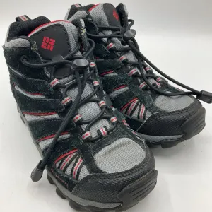 Ultra Cushioned Collar Go Fast Size 12: Columbia Black/Grey/Red Toggle Strap Hiking Shoes
