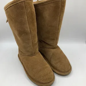 SecureFit Size 13: Bear Paw Tan Fuzzy Lined Boots