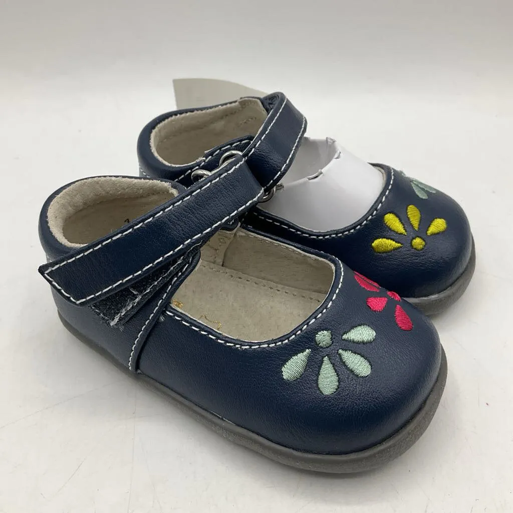 Size 3: See Kai Run Ginny, NAVY Mary Jane Shoes NEW Right Dressy