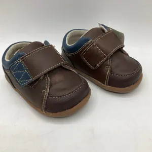 Size 3: See Kai Run Graham, BROWN Velcro Shoes NEW Durable Outsole Material