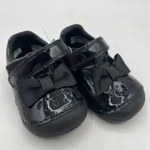 formal user Odor Control Fabric Size 3: Stride Rite Black Patent Leather Velcro Mary Janes