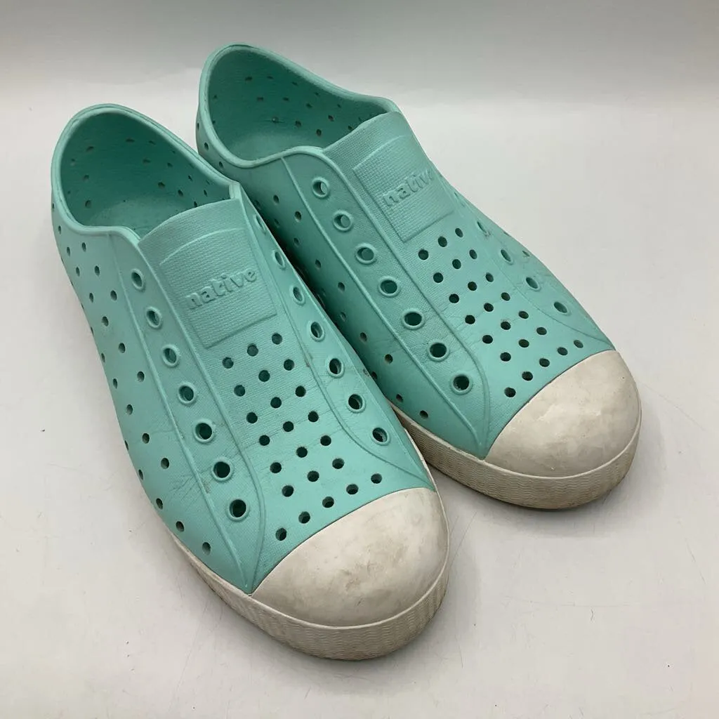 Breathability Enhanced Size 3Y: Native Light Blue Slip On Shoes