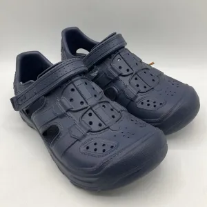 Impact Dispersing Core Size 3Y: Teva Navy Blue Rubber Velcro Sandals NEW w/ Tag