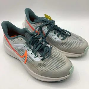 Size 4Y: Nike Grey/Green/Orange Lace-Up Sneakers Impact Guard
