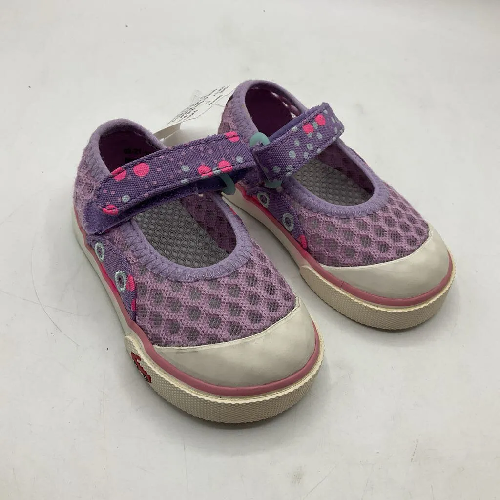 Daily Use Size 5: See Kai Run Purple Water Friendly Velcro Mary Jane Shoes NEW