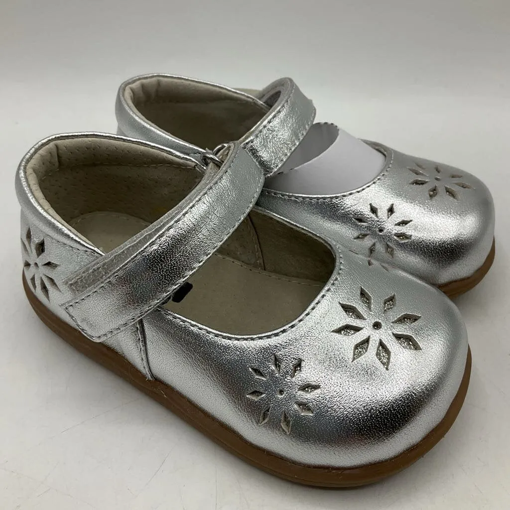 Fashion Active Size 5: See Kai Run Riolyne, SILVER Mary Jane Shoes NEW
