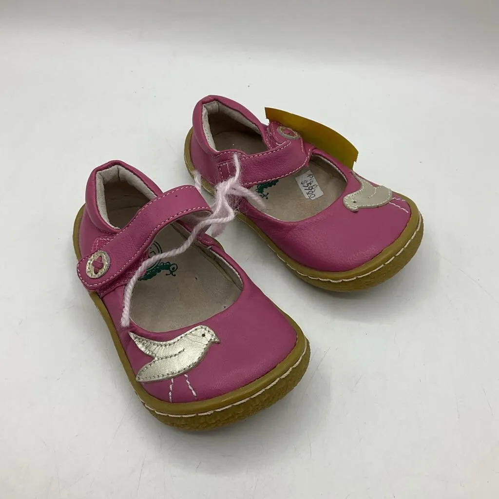 Breathable Design Designer Style Size 6: Livie Luca Pink Little Bird Mary Jane Shoes NEW
