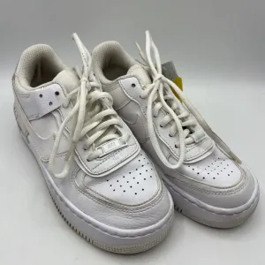 Size 6Y: Nike White Lace-Up Sneakers Even Ground