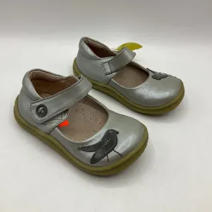 Size 7: Livie Luca Silver Little Bird Mary Jane Shoes NEW anti slip grip