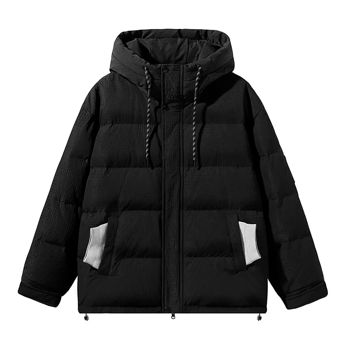 Magnetic Closure Option 90 White Duck Down Youth Casual Cold-resistant Windproof Couple
