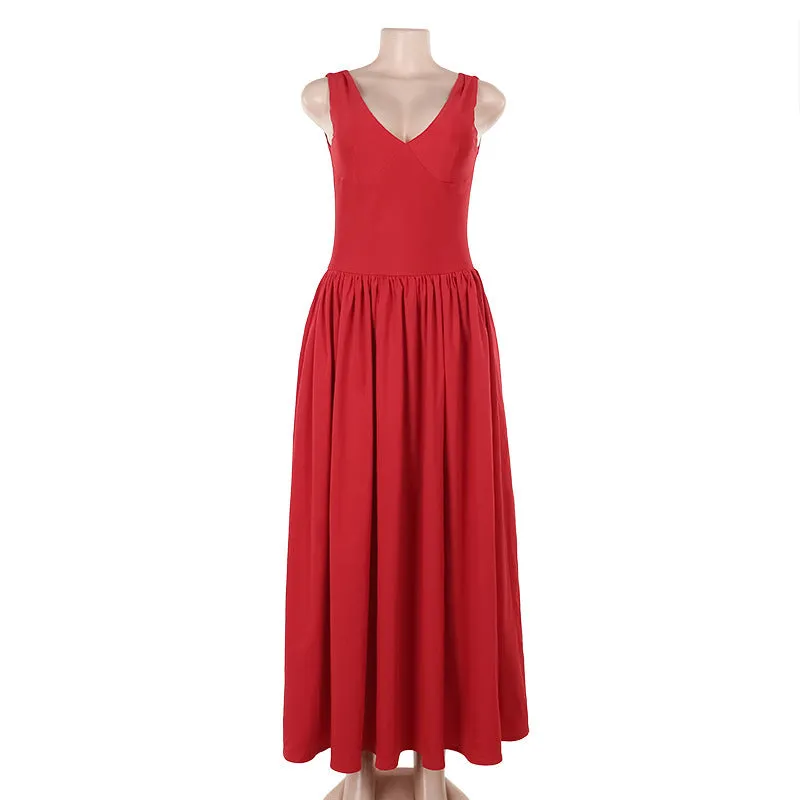 Slim Fit V-neck Vest For A- Line Dress Women Travel Friendly