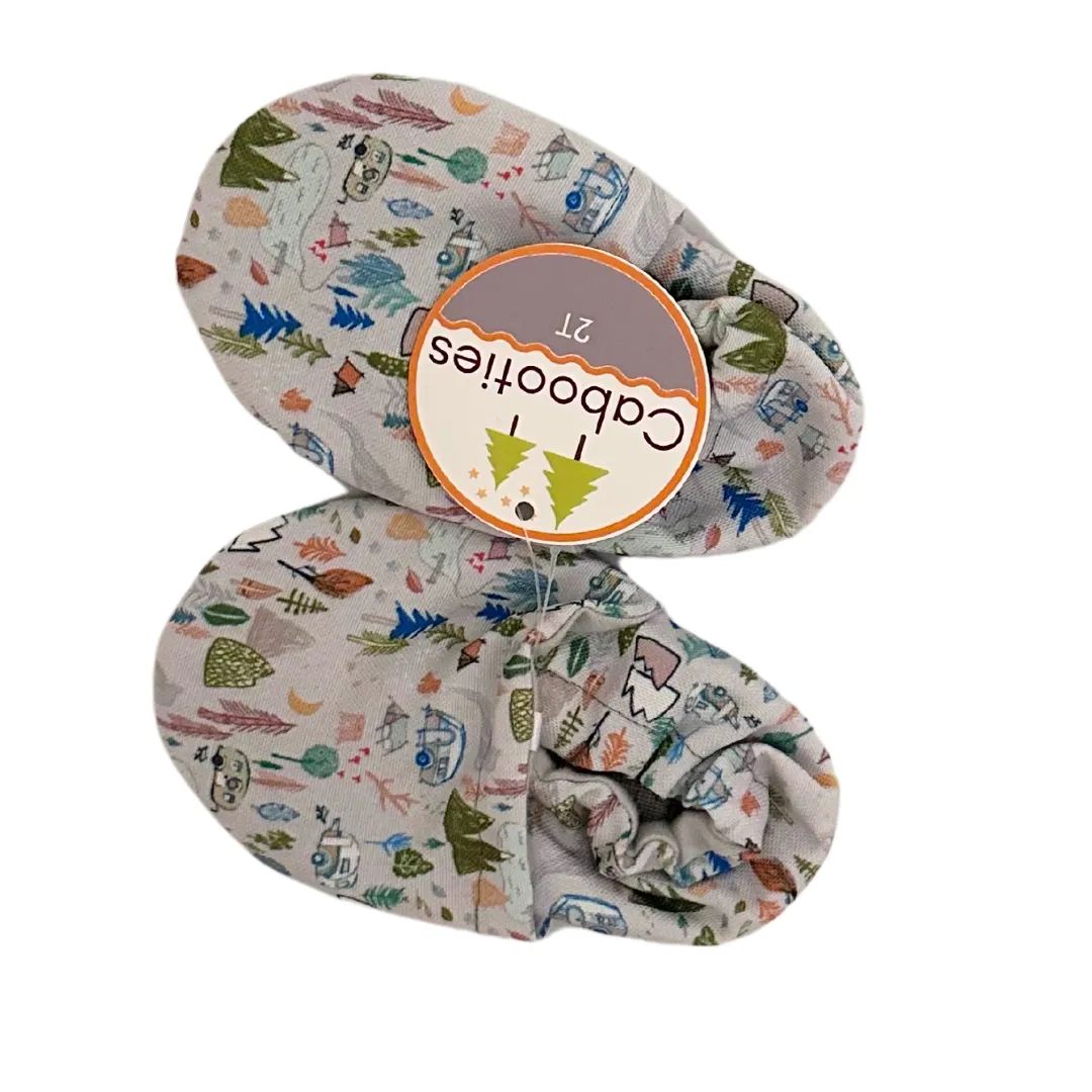 weekenders' options LE: Happy Camper Eco-Canvas Baby Shoes