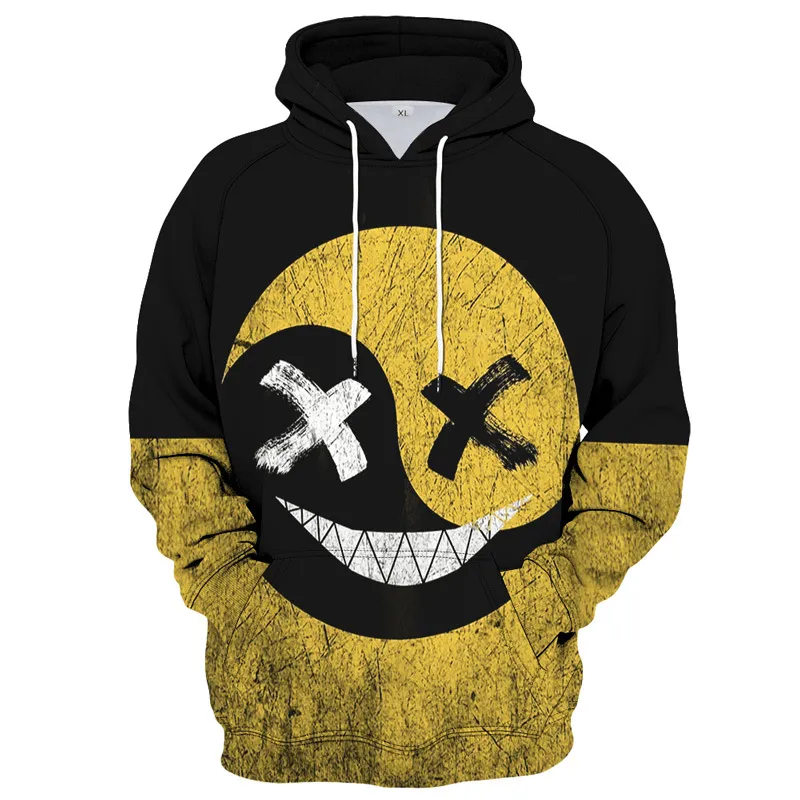 Smiley Series 3D Digital Printing Casual Sports Hoodie Sweater industry standard