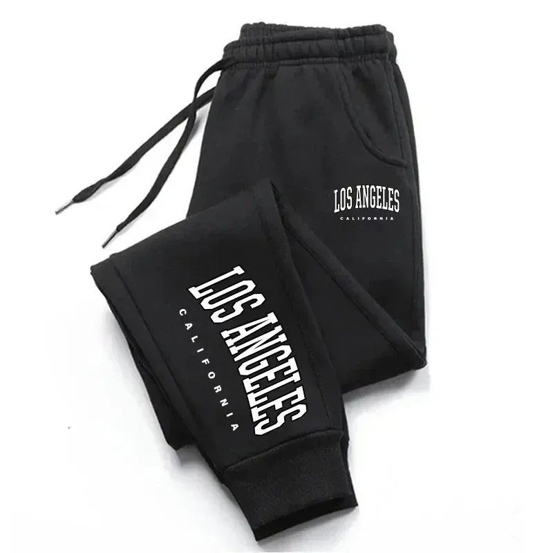 Reflective Logo Detail LOS ANGELES Sweatpants ??
