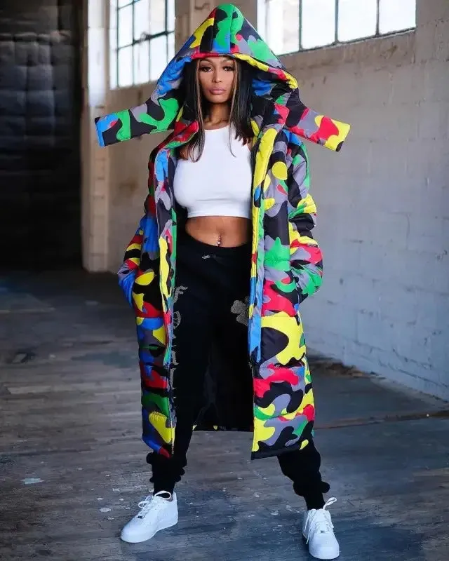 Winter Over Size Jacket Glitter Glow Timeless Wear