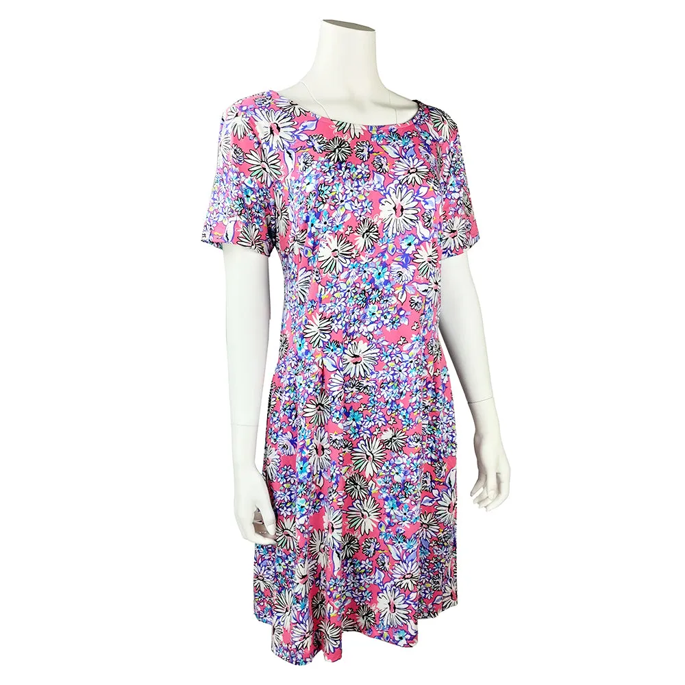Short-Sleeve Marisol Print Dress 6294 DurableWeave AbrasionResistant