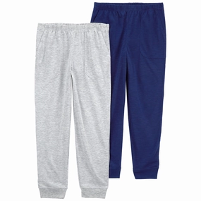 Boys' 2-Pack Joggers 3Q585810 Reinforced Shoulder Panels