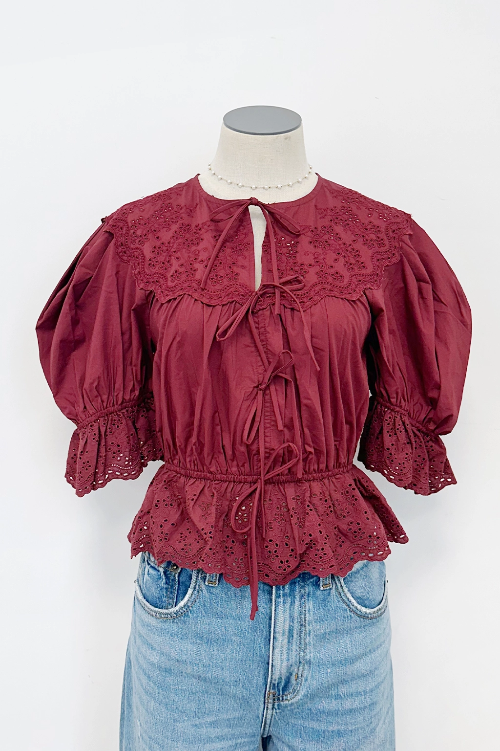 Emi Blouse AdvancedAirflowChannels Layered Neckline Details