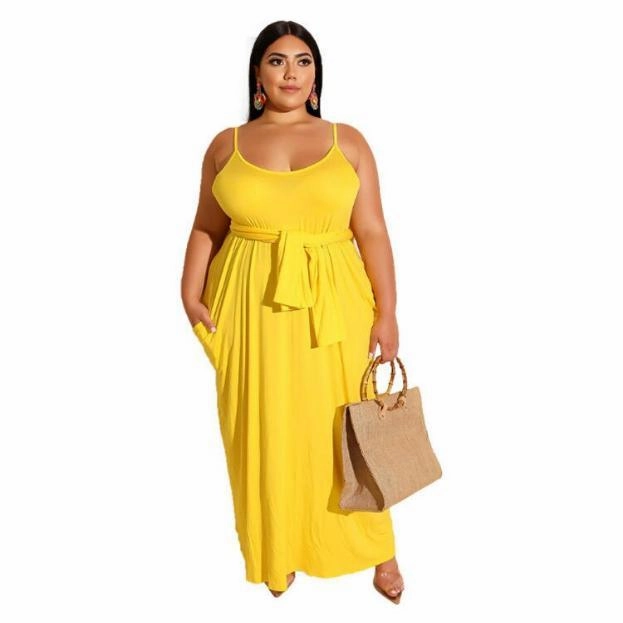 Crystal-Detail Evening Look Solid Color Casual Dress