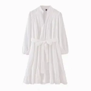 Liberty White Mini Dress for Women Reversible-Style