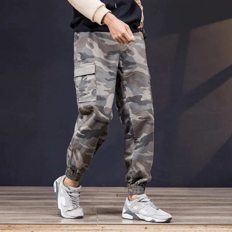 Layer Comfort Sporty Layers Spring New Camouflage Pants Men'S Korean Version of the Trend of Footwear