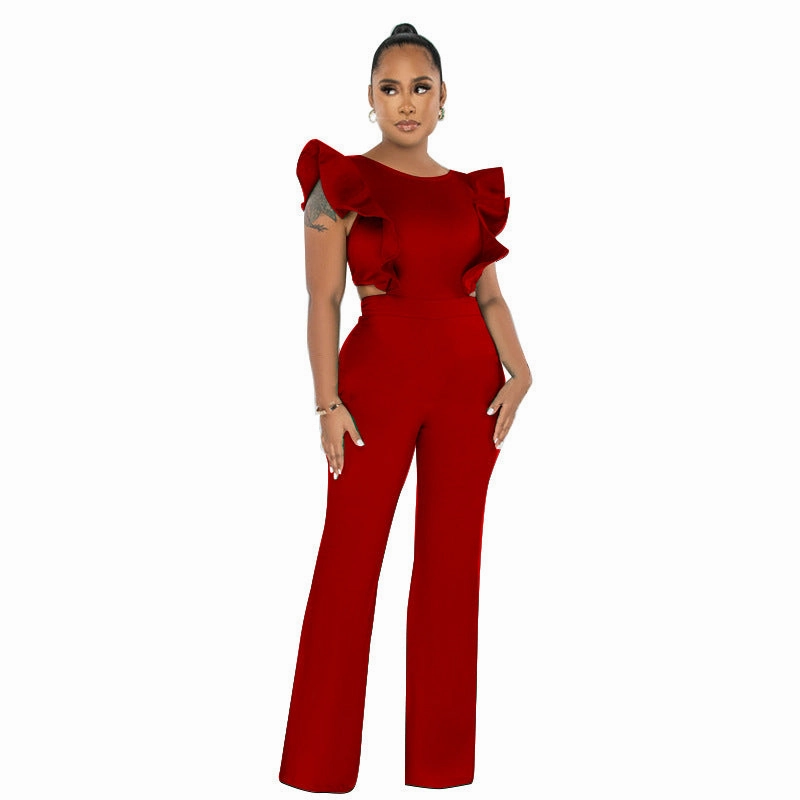 Casual Elegant Spring Euro American Street Trendy Women's Jumpsuit