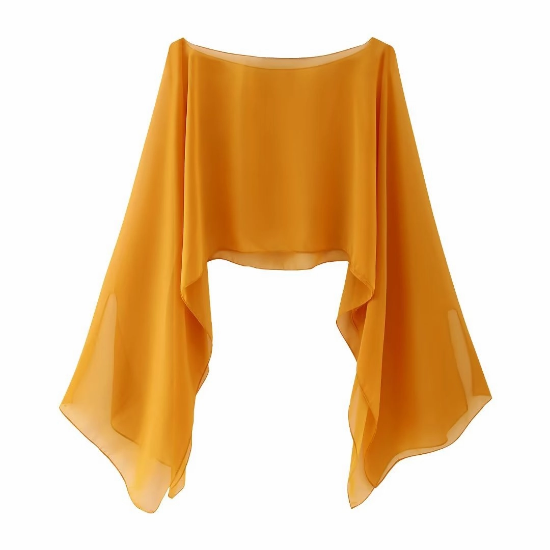 High-Quality Material Flexible Material Spring Mesh Outerwear Women's Fashion Casual Top