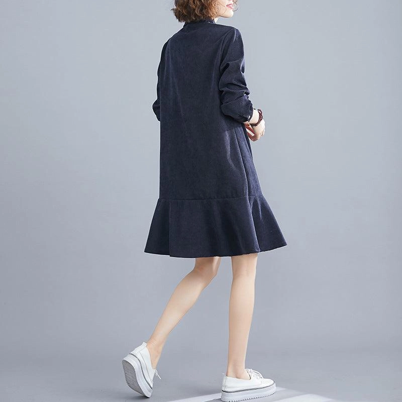 Anniversary-Event Spring new literary plus size dress women