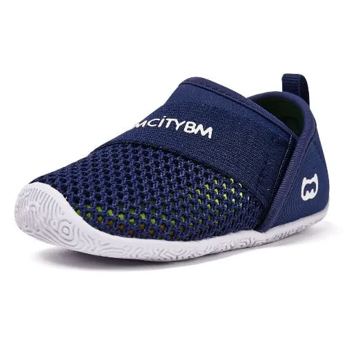 Ground Contact Sole Balanced feel Breathable Sneakers With Half Mesh Upper | BMCiTYBM