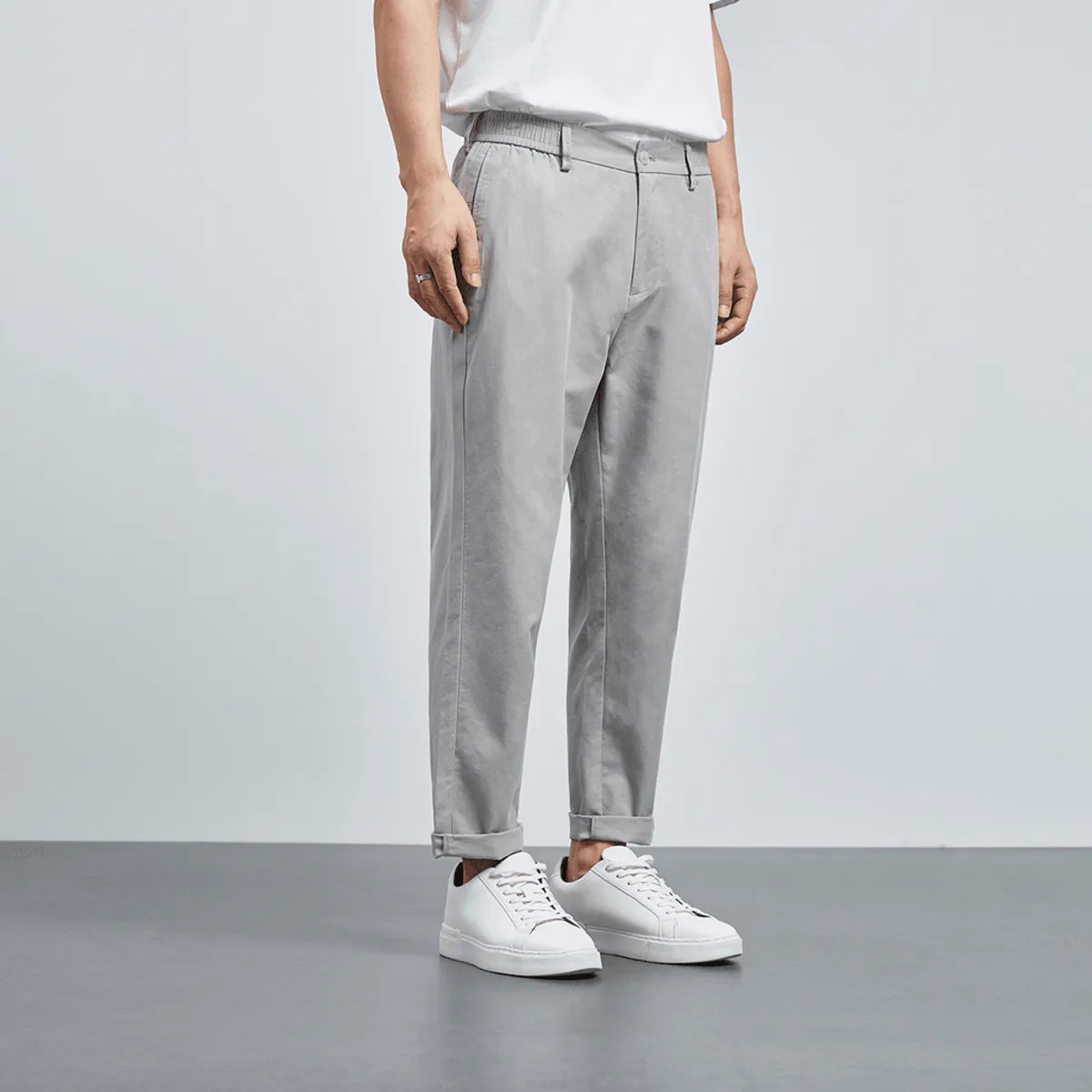 Men'S Pants Summer Mid-Waist Men'S Casual Pants Fast Move Chic Fit