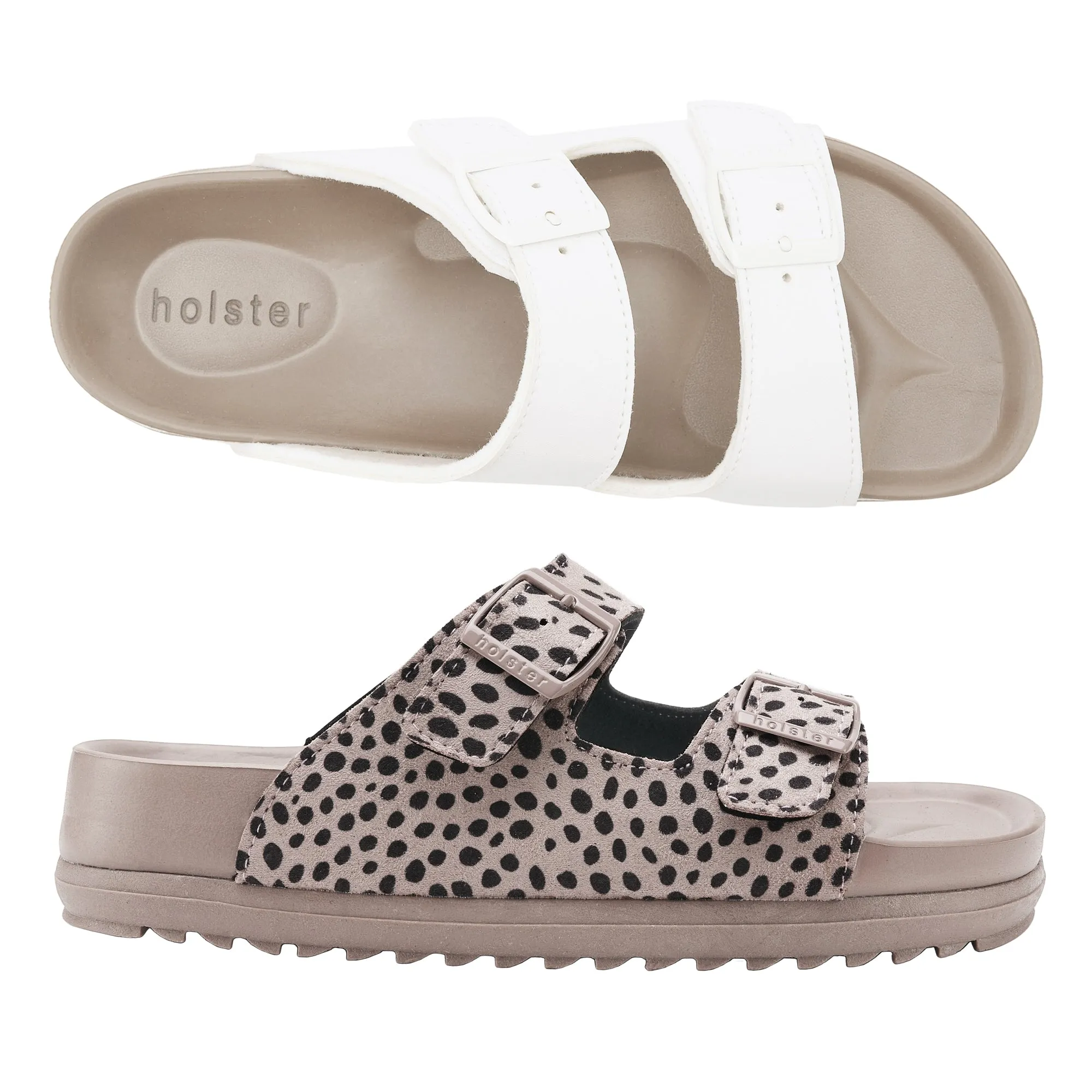 Stride Bundle - White / Cheetah Rock Step